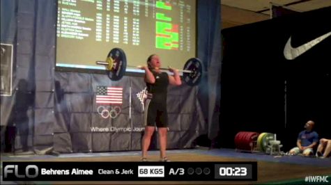 Aimee Behrens (W50, 69kgs) CJ 68 kgs