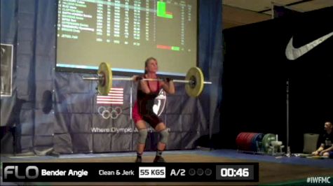 Angie Bender (W50, 63kgs) CJ 55 kgs