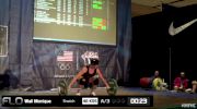 Monique Wall (W50, 63kgs) Snatch 46 kgs