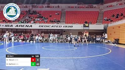 126 lbs Rr Rnd 1 - Braden Tatum, Derby vs Brayden Belford, Edmond North