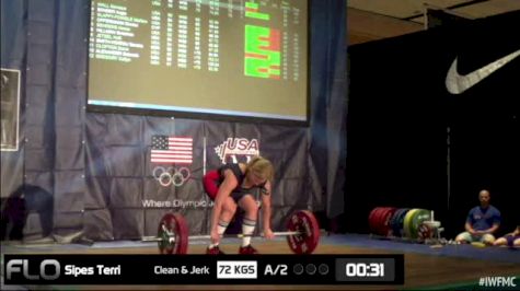 Terri Sipes (W50, 63kgs) CJ 72 kgs