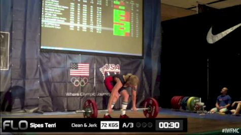 Terri Sipes (W50, 63kgs) CJ 72 kgs 2