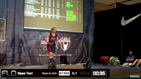 Terri Sipes (W50, 63kgs) CJ 67 kgs