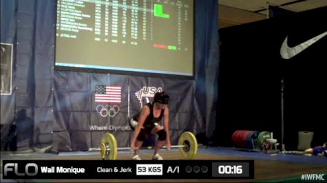 Monique Wall (W50, 63kgs) CJ 53 kgs