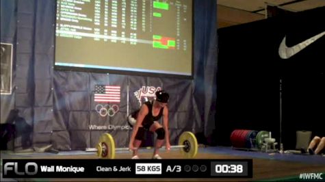 Monique Wall (W50, 63kgs) CJ 58 kgs