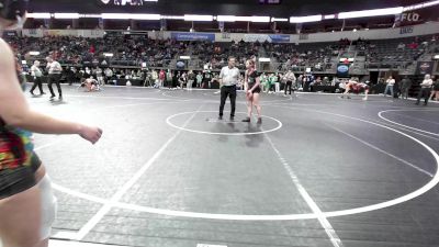 118.6 lbs Consi Of 8 #2 - Shila Steinert, El Dorado Springs vs Bailey Turpen, Southmoore SaberCats Wrestling