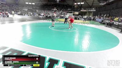 1B/2B 215 Quarterfinal - Jaje Drake, Coupeville vs Gabriel Smith, Lind-Ritzville