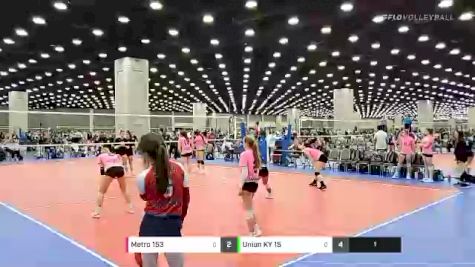 Metro 153 vs Union KY 15 - 2022 JVA World Challenge presented by Nike - Expo Only