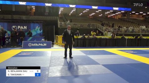 NORMAN BENJAMIN SAUNDERS vs GYO TAKIGAWA 2024 Pan Jiu Jitsu IBJJF Championship