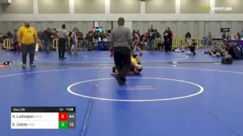 130 lbs Rr Rnd 1 - Harvey Ludington, Scorpions Dynasty Badboy vs Stosh Zalota, Team PA Silver (E)