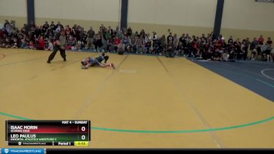 70 lbs Champ. Round 1 - Isaac Morin, Scoring Edge vs Leo Paulus, Immortal Athletics Wrestling C