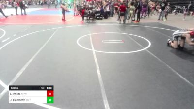 130 lbs Quarterfinal - Carlos Rojas, Bear Cave WC vs Jason Hemsath, Goldman War