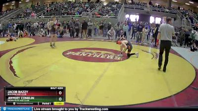 110 lbs Semifinal - Jacob Bazzy, Bulldog Mat Club vs Jeffery Conklin, Salem Elite Mat Club