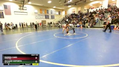 175 lbs Champ. Round 2 - Damien Caro, Cleveland vs Richard Goforth, Big Bear