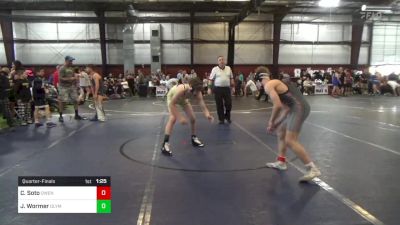 128 lbs Quarterfinal - Carter Soto, Owen J Roberts vs Jack Wormer, Olympic