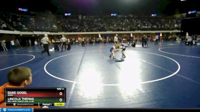 49 lbs Cons. Round 1 - Duke Gogel, Iowa vs Lincoln Themas, Big Game Wrestling Club