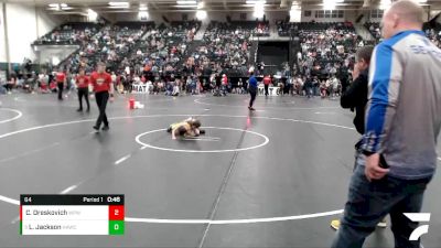 64 lbs Quarterfinal - Levi Jackson, High Altitude Wrestling Club vs Chandler Oreskovich, WWC Predator Wrestling