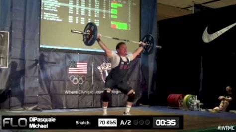 Michael Dipasquale (M55, 85kgs) Snatch 70 kgs 2