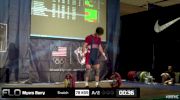 Barry Myers (M55, 69kgs) Snatch 78 kgs