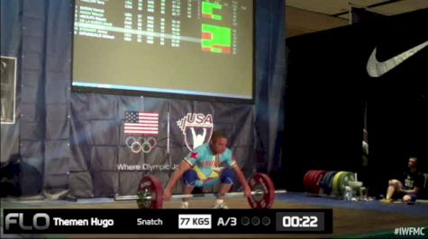 Hugo Themen (M55, 77kgs) Snatch 77 kgs