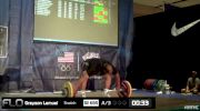 Lemuel Grayson (M55, 105+kgs) Snatch 111 kgs