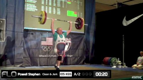 Stephen Powell (M55, 94kgs) CJ 105 kgs 2