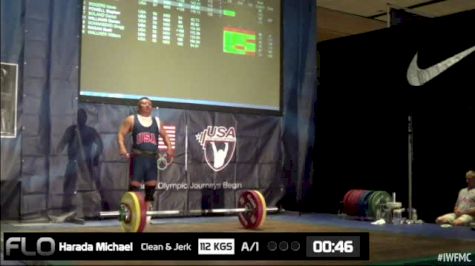 Michael Harada (M55, 94 kgs) CJ 112 kgs