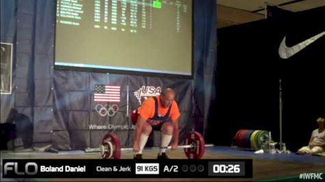 Daniel Boland (M55, 105kgs) CJ 91 kgs