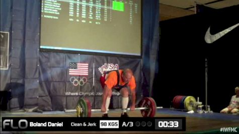 Daniel Boland (M55, 105kgs) CJ 98 kgs