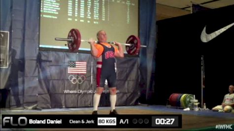 Daniel Boland (M55, 105kgs) CJ 80 kgs