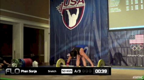 Sonja Phan (W40, 58kgs) Snatch 50 kgs 3