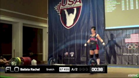 Rachel Batista (W35, 58kgs) Snatch 67 kgs 2