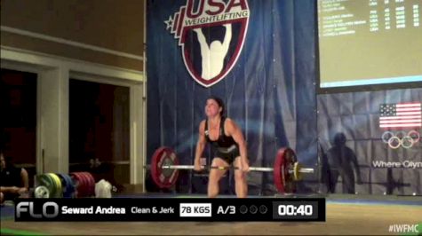 Andrea Seward (W40, 58kgs) CJ 78 kgs