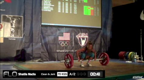 Nadia Shatila (W35,53Kgs) CJ 2 70 kgs