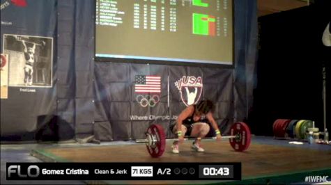 Cristina Gomez (W35,53Kgs) CJ 2 71 kgs