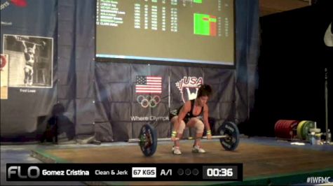 Cristina Gomez (W35,53Kgs) CJ 1 67 kgs