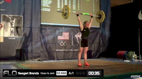 Brenda Seegart (W35,48Kgs) CJ 1 53 kgs