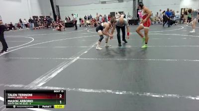 120 lbs Round 4 (8 Team) - Mason Arborio, South Side WC Blue vs Talen Terinoni, Seagull White