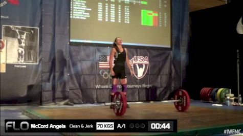 Angela McCord (W35,53Kgs) CJ 1 70 kgs