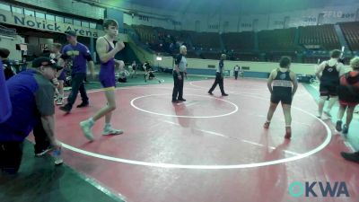 110 lbs Rr Rnd 3 - Ayo Bear, Mojo Grappling Academy vs Braylon Freeman, Bristow Youth Wrestling