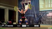 Kristi Seitz (W35, 63kgs) Snatch 50 kgs