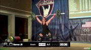 Jill Hanner (W35, 63kgs) Snatch 47 kgs