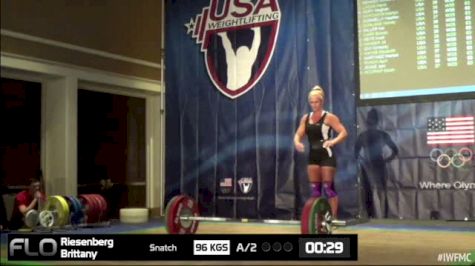 Brittany Riesenberg (W35, 63kgs) CJ 96 kgs