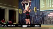 Sarah McCraw (W35, 63kgs) CJ 59 kgs