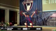 Wilfredo Hernandez (M45, 94kgs) Snatch 120 kgs