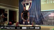 Terrance Bates (M45, 94kgs) Snatch 100 kgs