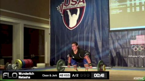 Wunderlich Natasha (W35, 75+kgs) Snatch 48 kgs