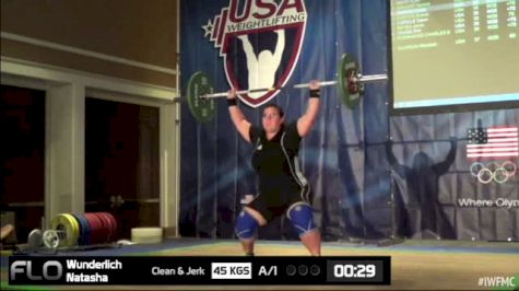 Wunderlich Natasha (W35, 75+kgs) Snatch 45 kgs