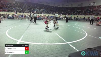 55 lbs Round Of 16 - Ayden Rodden, Hilldale Youth Wrestling Club vs Luke Stanton, Hobart