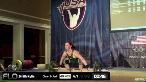 Smith Kylie (W35, 69kgs) Snatch 49 kgs